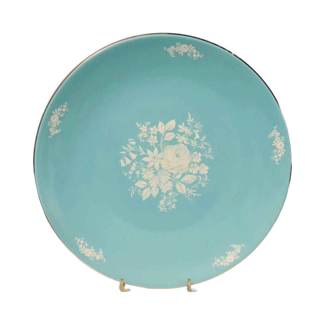 Royal Winton 9 7/8 Inch Turquoise Plate