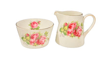 Load image into Gallery viewer, Large Royal Tuscan Roses Creamer &amp; Sugar Bowl
