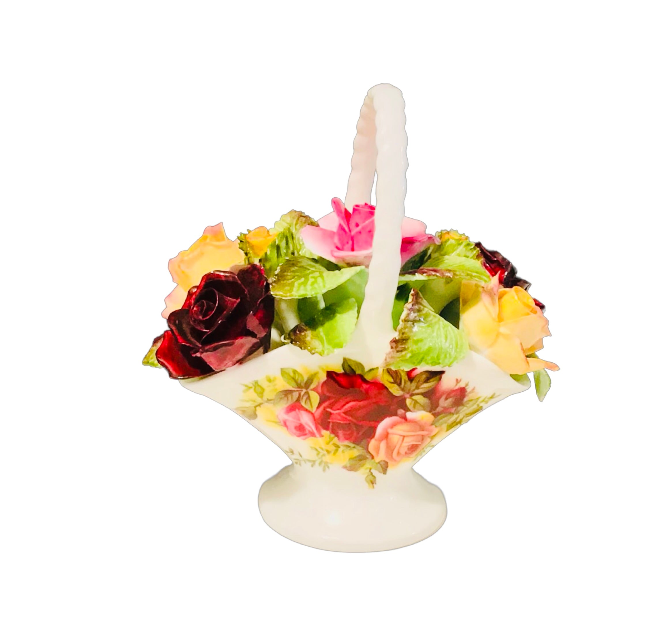 Royal Albert Old Country Roses China Flowers in Basket ...
