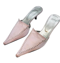 Load image into Gallery viewer, Jeanne Lottie Vintage Pink Mules European Size 40
