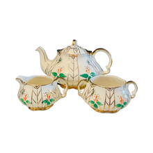 Load image into Gallery viewer, Ellgreave  Burslem Teapot Creamer &amp; Sugar Bowl

