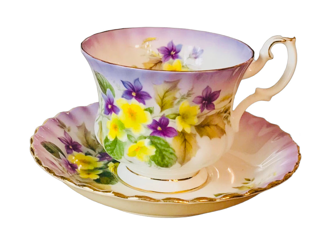 Royal Albert Mauve Floral Radiance Series