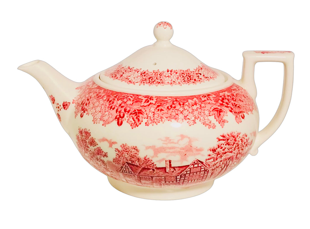 Wedgwood Romantic England Pink Teapot