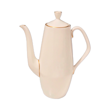 Load image into Gallery viewer, 5 Cup Royal Worcester Snow Coffee Pot Gold Trim
