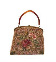 Load image into Gallery viewer, 1940s Souré Beaded Handbag New York
