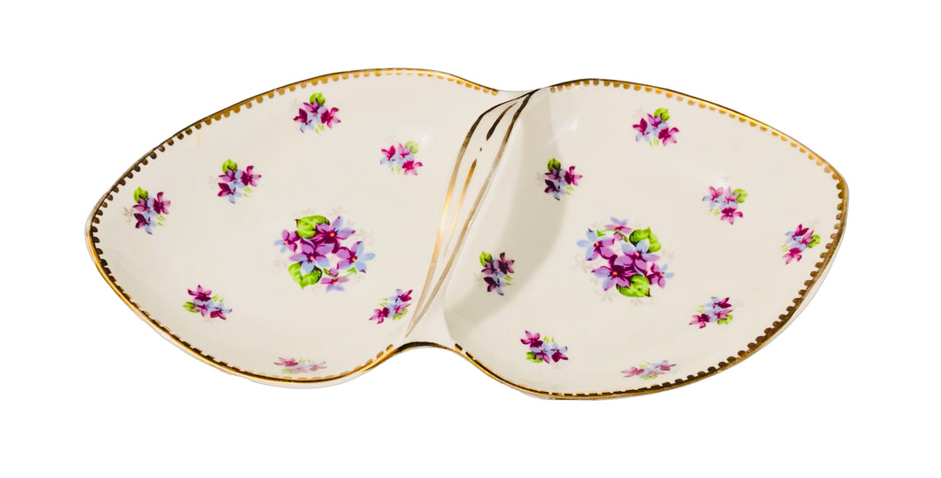 Royal Stafford Sweet Violets Handled Dish