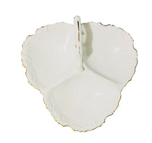 Load image into Gallery viewer, Copy of Pretty in Pink-and Gold-Hammersley Rose 3 Part Relish Dish
