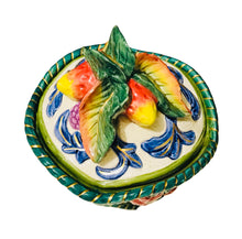 Load image into Gallery viewer, Fitz &amp; Floyd Fruit Lidded Bowl
