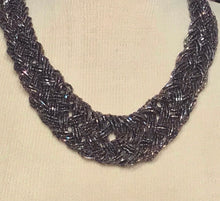 Load image into Gallery viewer, Purple Torsade Necklace
