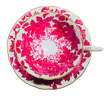 Load image into Gallery viewer, Coalport Deep Pink/Red Maple Leaf
