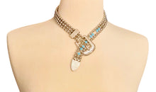 Load image into Gallery viewer, Vintage Metal Beaded Belt Necklace
