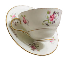 Load image into Gallery viewer, Pretty in Pink-HM Sutherland Pink Roses Teacup and Saucer
