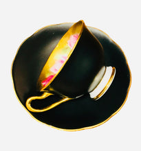 Load image into Gallery viewer, Royal Albert Black Matte Old English Rose
