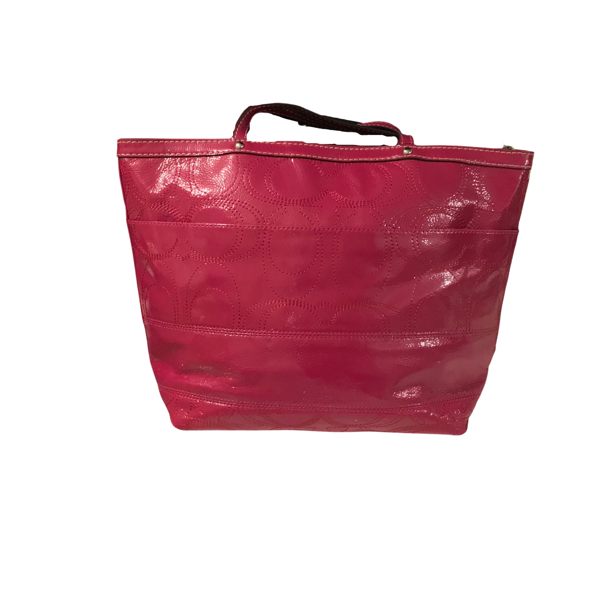 Pink Vintage Coach Patent Leather Handbag – PrettyPinkAddiction