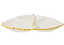 Load image into Gallery viewer, Copy of Pretty in Pink-and Gold-Hammersley Rose 3 Part Relish Dish
