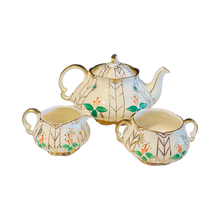 Load image into Gallery viewer, Ellgreave  Burslem Teapot Creamer &amp; Sugar Bowl
