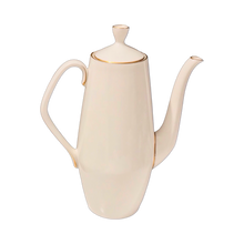 Load image into Gallery viewer, 5 Cup Royal Worcester Snow Coffee Pot Gold Trim
