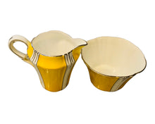 Load image into Gallery viewer, Royal Albert Crown China Sugar Bowl and Creamer
