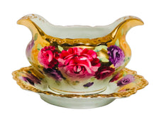 Load image into Gallery viewer, Hand Painted Gravy Boat and Underplate
