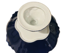 Load image into Gallery viewer, 10 In Diameter Cobalt Compote
