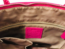 Load image into Gallery viewer, Pink Vintage Coach Patent Leather Handbag
