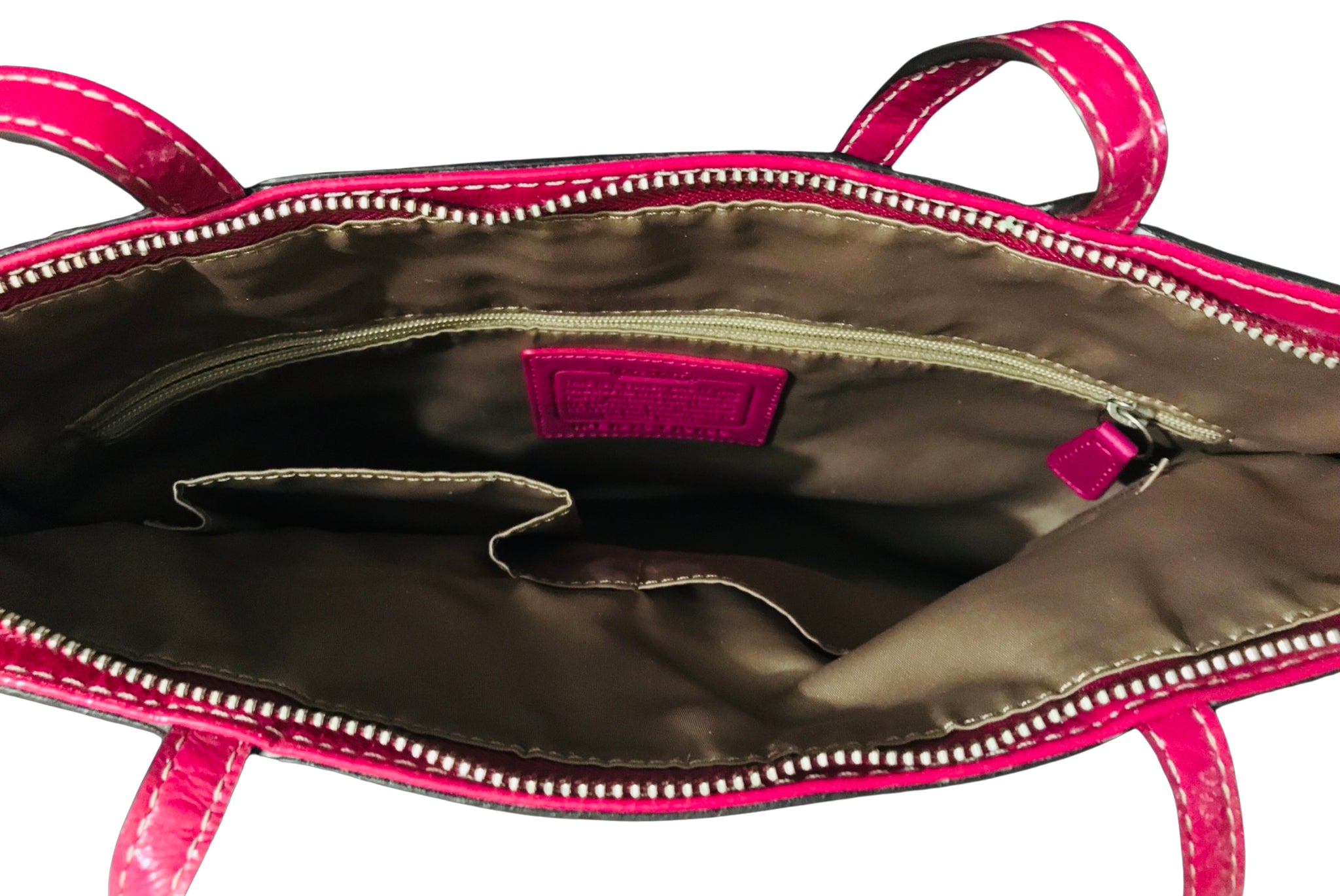 バッグ Vintage Coach Pink Leather Purse Handbag Leather handbag Coach Pink in Leather - 30634414
