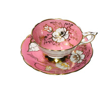 Load image into Gallery viewer, Royal Stafford Pink With White and Gold Floral
