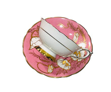 Load image into Gallery viewer, Royal Stafford Pink With White and Gold Floral
