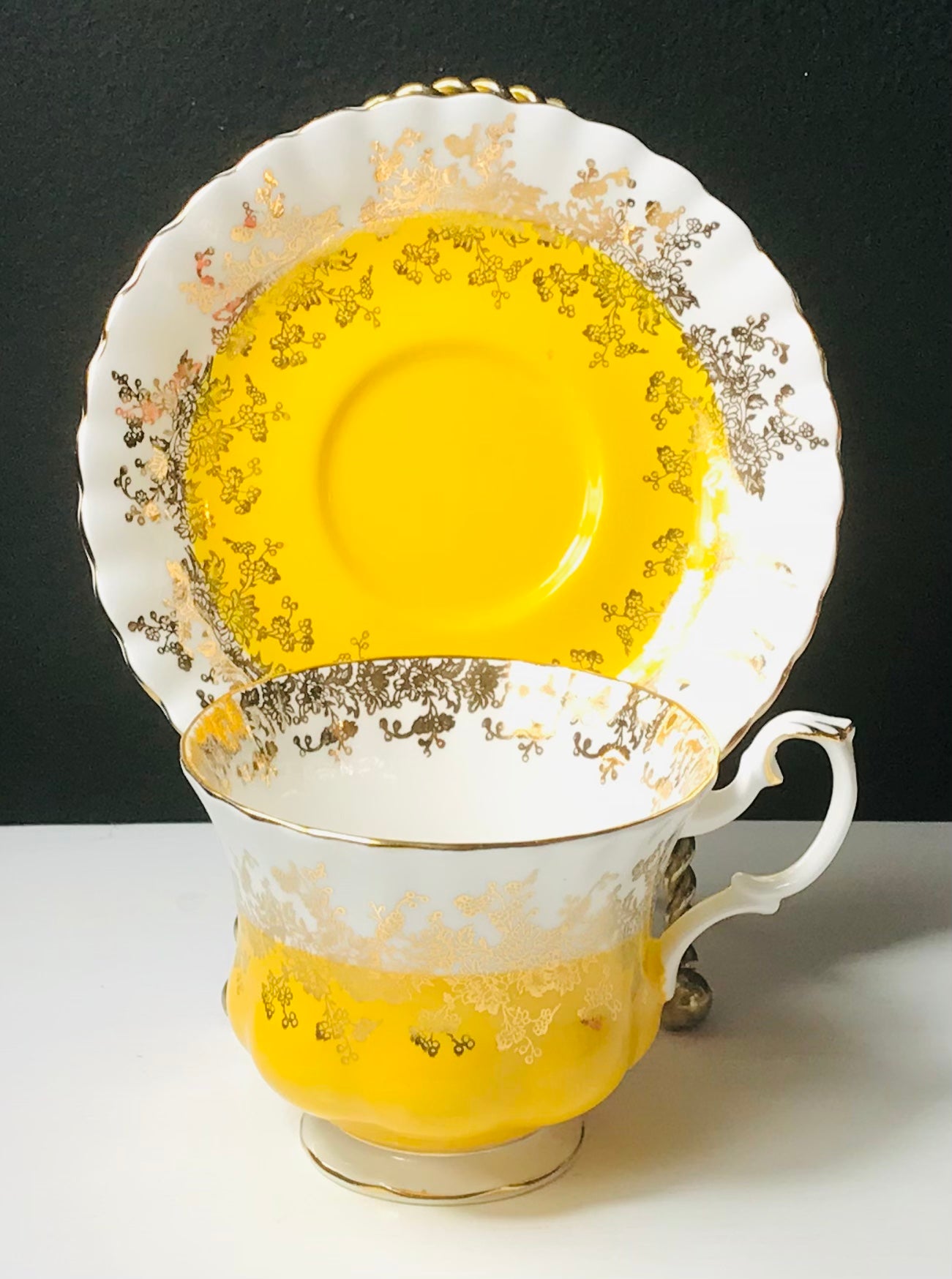 Gold Teacup Royal Albert Regal Series Royal Albert Regal Series