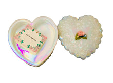 Load image into Gallery viewer, Fenton Iridescent Heart Box Original Tags
