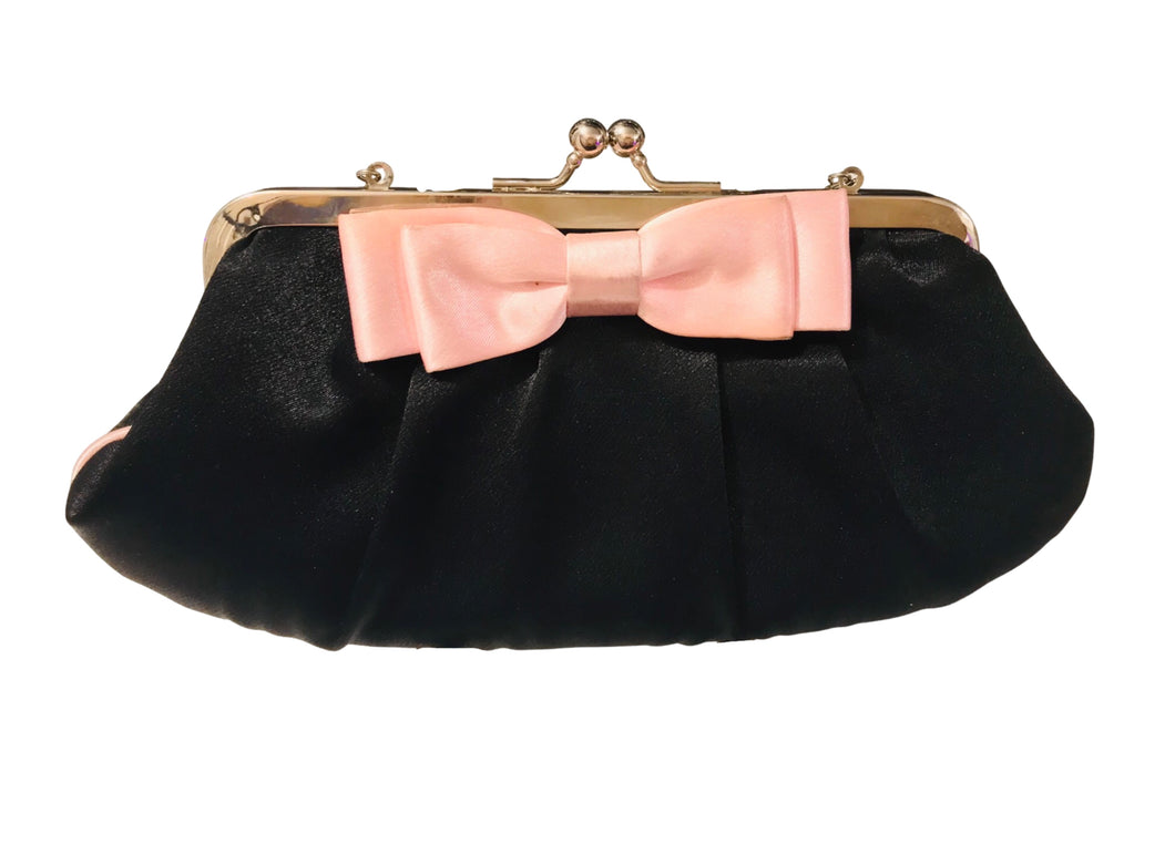 Vintage Pink Bow Evening Bag Sasha New York