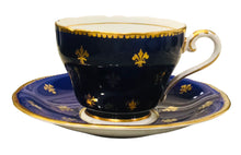 Load image into Gallery viewer, Aynsley Cobalt Fleur de Lis
