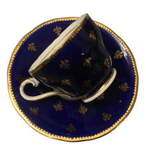 Load image into Gallery viewer, Aynsley Cobalt Fleur de Lis
