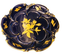 Load image into Gallery viewer, Large JL Menau Echt Kobalt Tiered Plate
