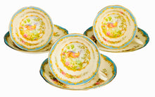 Load image into Gallery viewer, Set of 3 RA Chelsea Bird Demitasse
