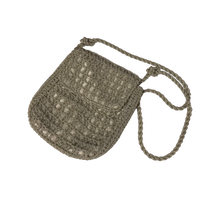 Load image into Gallery viewer, Silver Crochet Bag by Eva Italy
