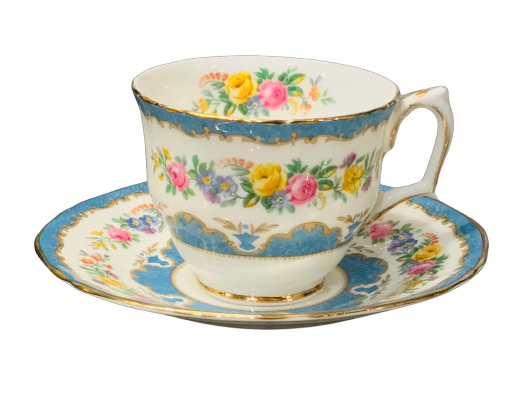 Crown Staffordshire Turquoise