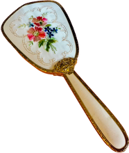 Load image into Gallery viewer, Needlepoint Hairbrush Gold Filigree
