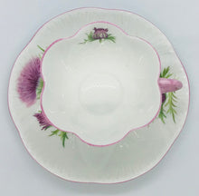 Load image into Gallery viewer, Pretty in Pink-Shelley Thistle Dainty Teacup and Saucer
