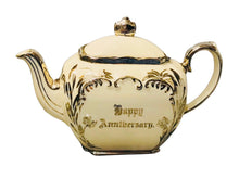 Load image into Gallery viewer, Sadler Happy Anniversary Teapot
