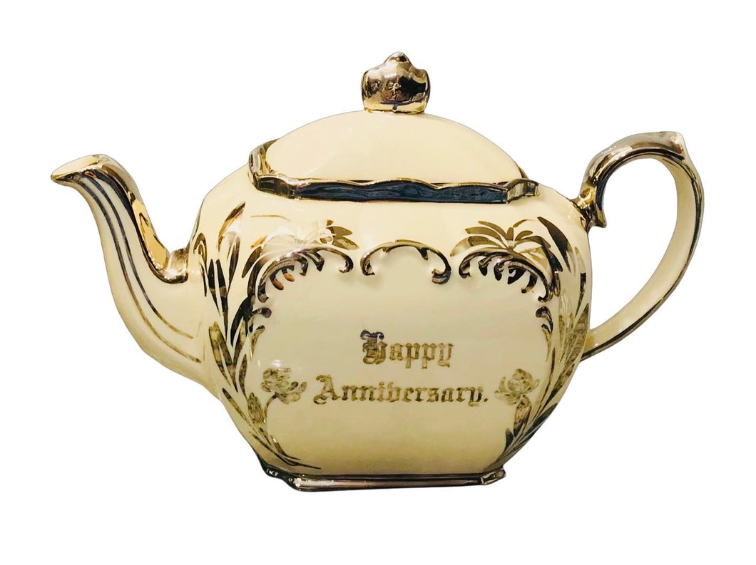 Sadler Happy Anniversary Teapot