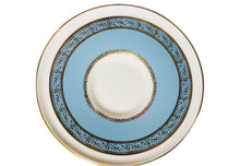 Load image into Gallery viewer, Blue Aynsley Teacup and Saucer
