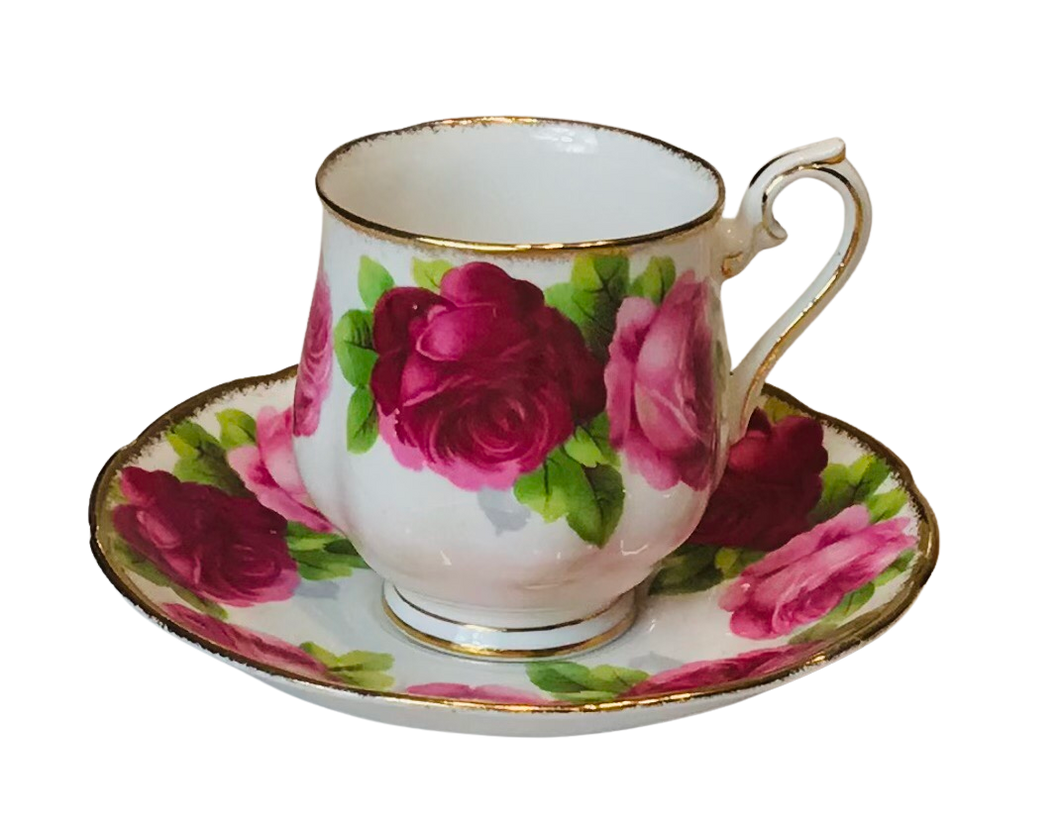 Demitasse Royal Albert Old English Rose