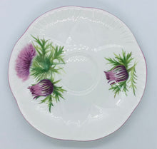 Load image into Gallery viewer, Pretty in Pink-Shelley Thistle Dainty Teacup and Saucer
