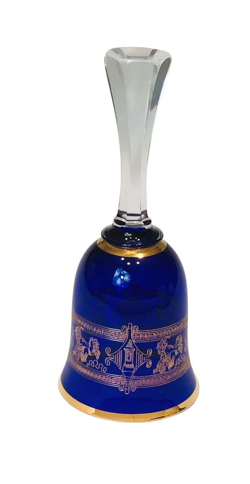 Cobalt Glass Bell