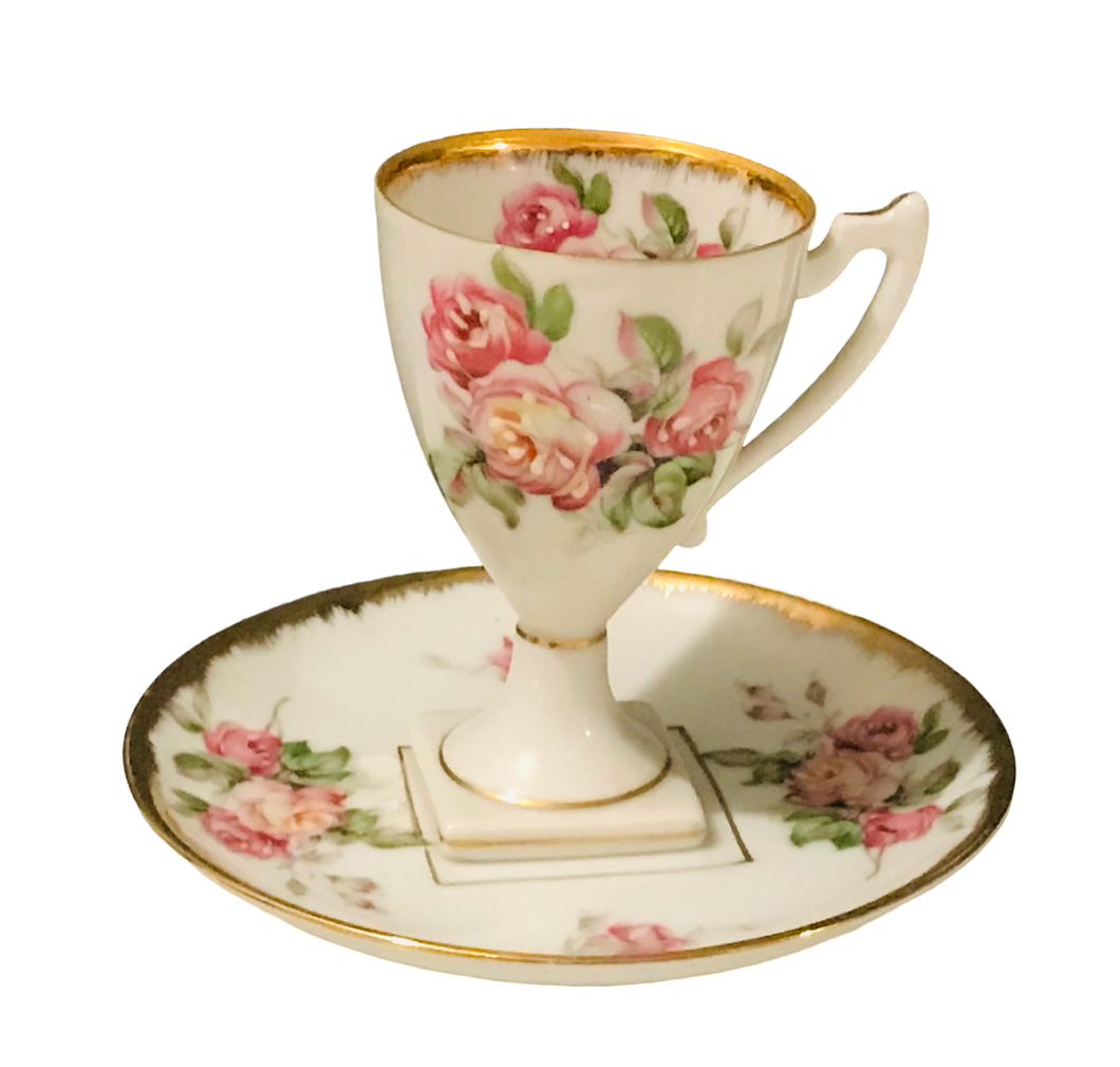 Hand Decorated Demitasse