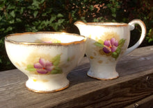 Load image into Gallery viewer, Pretty In Pink-Petite and Sweet Royal Standard Charmaine Creamer and Sugar
