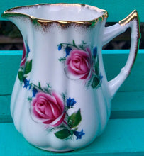 Load image into Gallery viewer, Pretty in Pink-Elizabethan Creamer and Sugar Bowl
