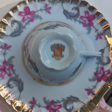 Load image into Gallery viewer, Pretty in Pink-Shafford Japan Teacup and Snack Plate
