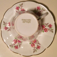 Load image into Gallery viewer, Pretty in Pink-Stratford Teacup and Saucer
